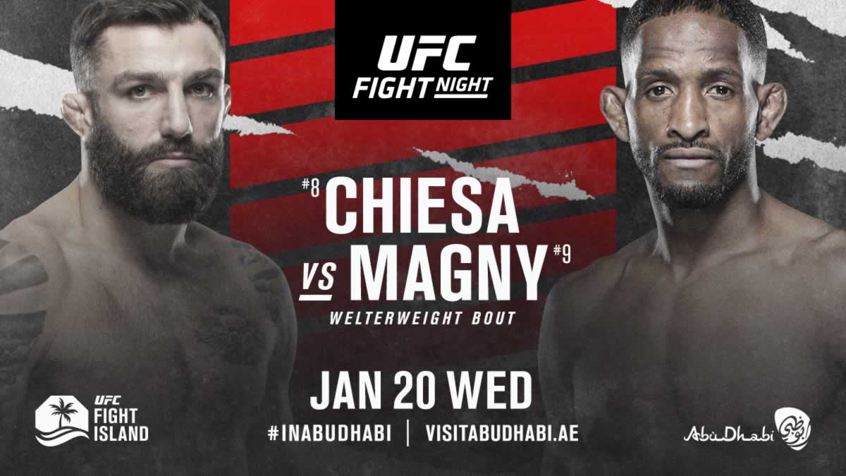 UFC Fight Night: Triple Header Week. Chiesa vs. Magny - Coming Soon in UAE