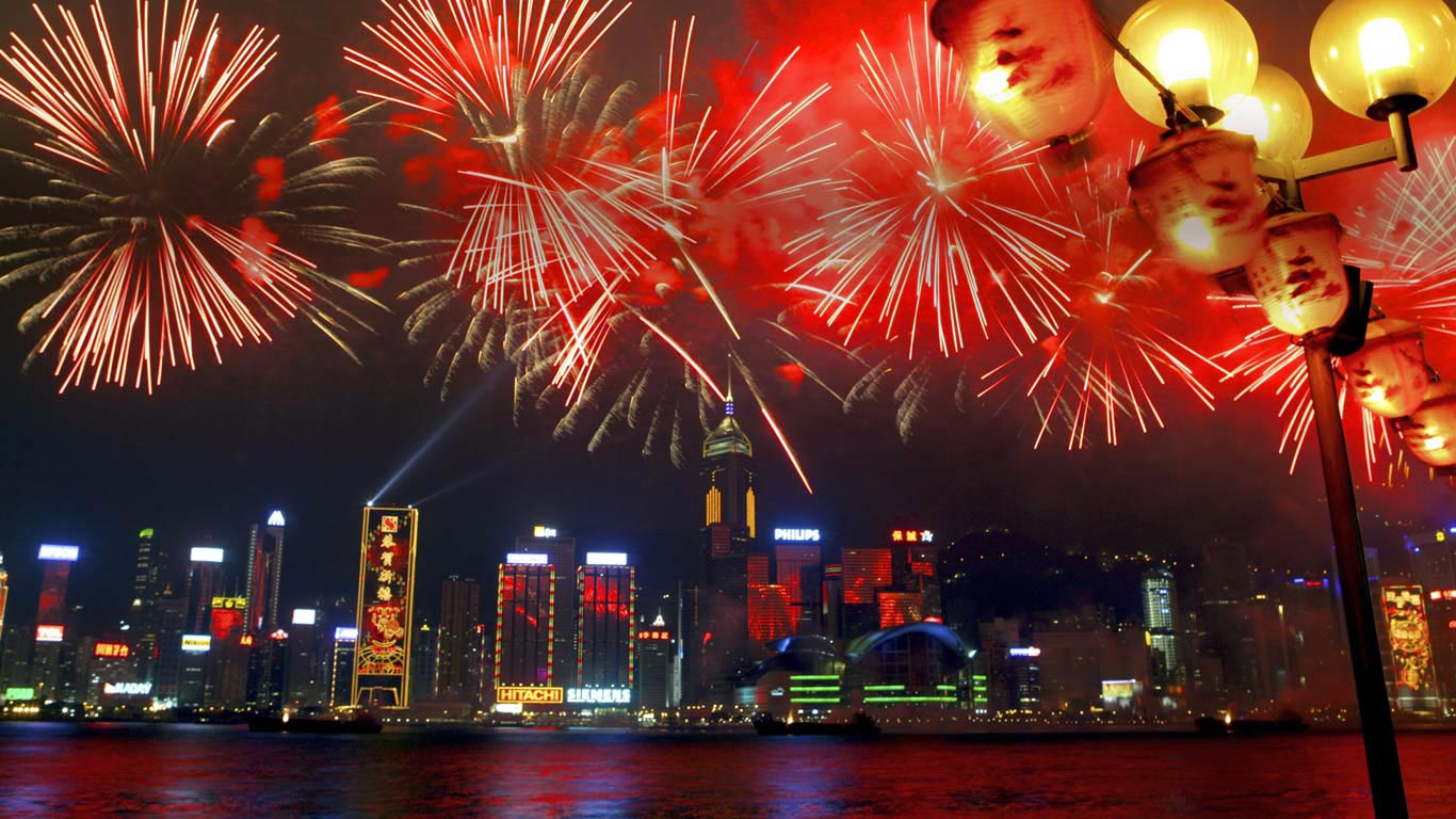 Fireworks in China