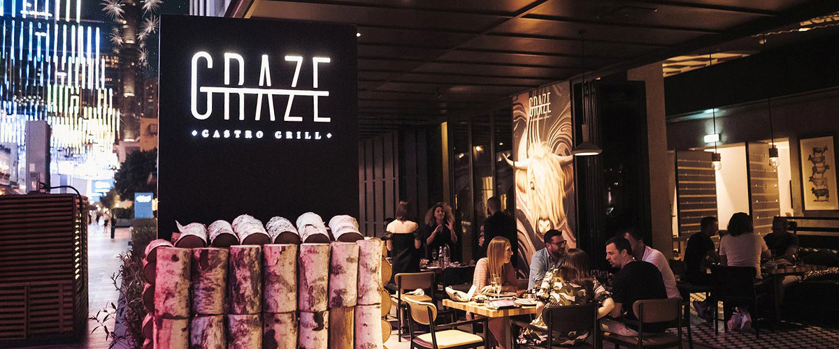 Graze Gastro Grill - List of venues and places in Dubai
