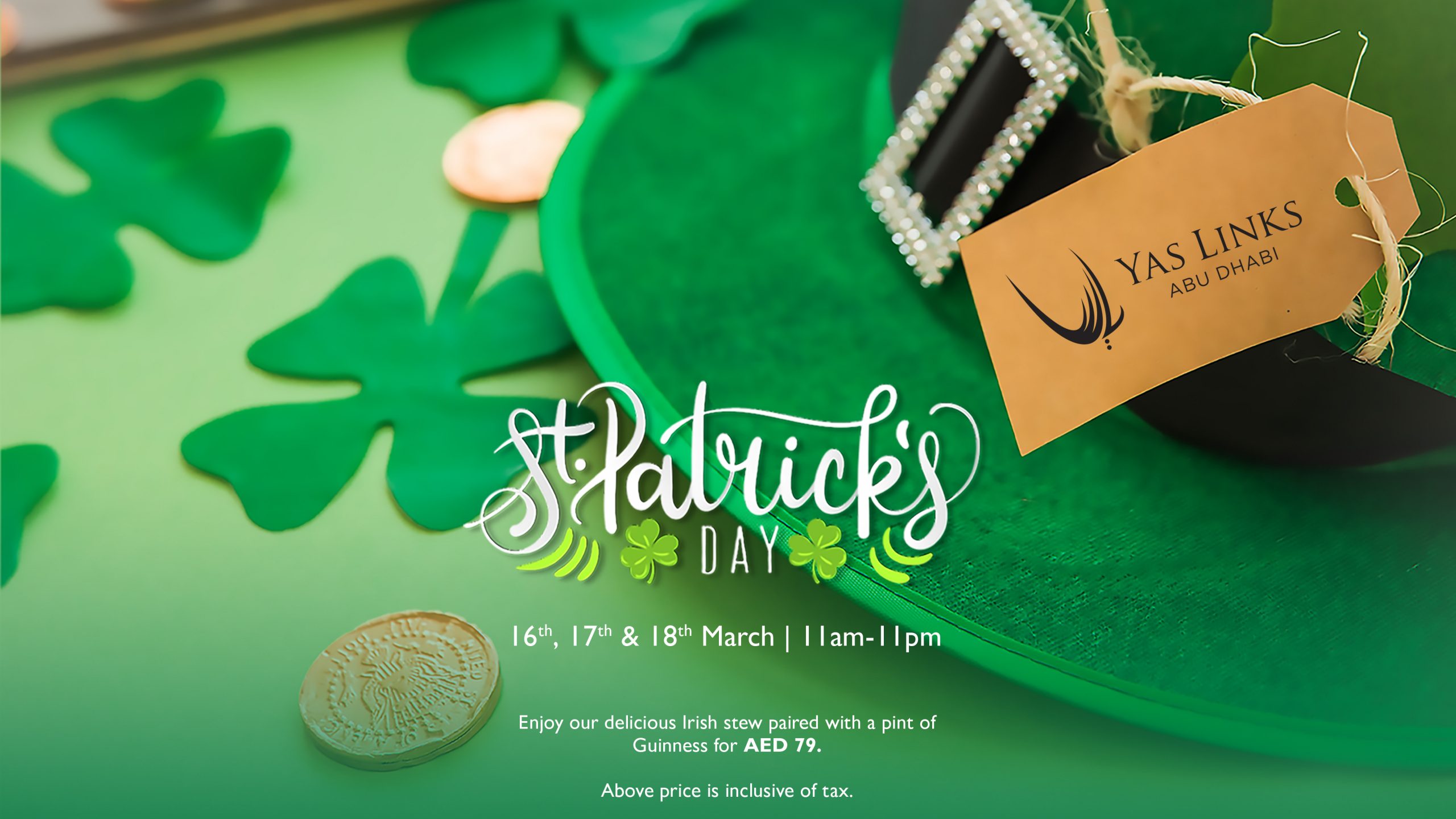St. Patrick’s Day at Yas Links Abu Dhabi - Coming Soon in UAE