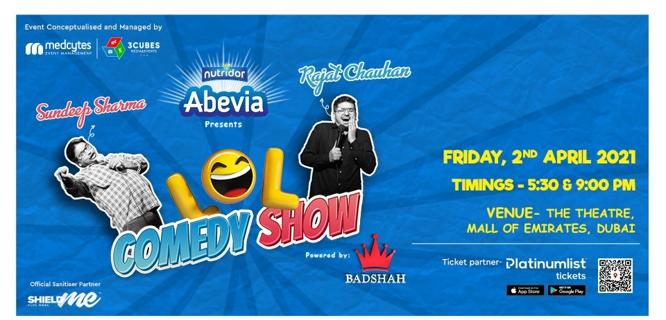 LOL – Comedy Show in The Theater – Mall Of Emirates - Coming Soon in UAE