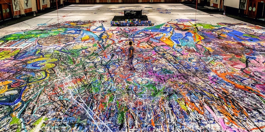 the largest art canvas 