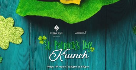 St. Patrick Day Krunch at Saadiyat Beach Golf Club - Coming Soon in UAE
