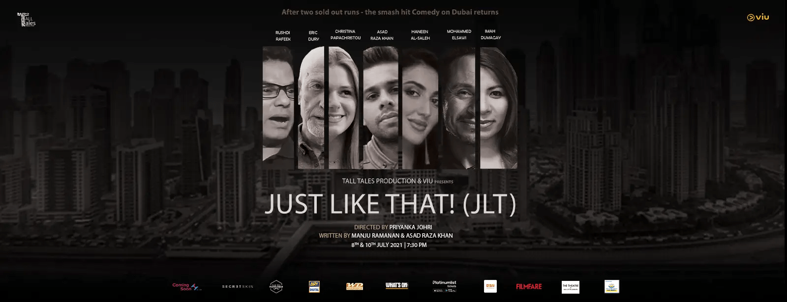“Just Like That” is back – ONE LAST TIME LIVE - Coming Soon in UAE