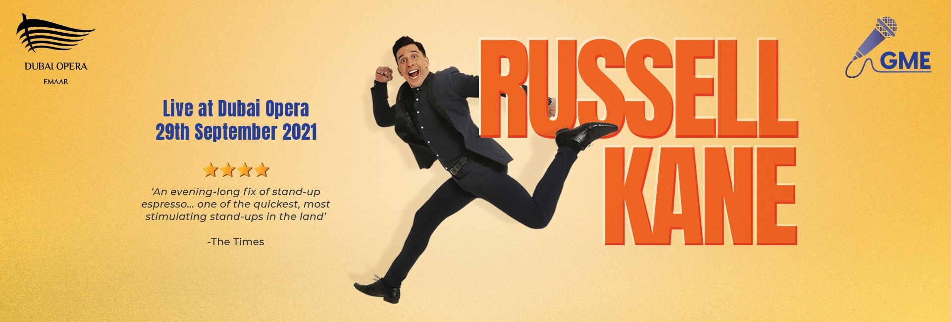 Russell Kane – Stand-up Comedy - Coming Soon in UAE