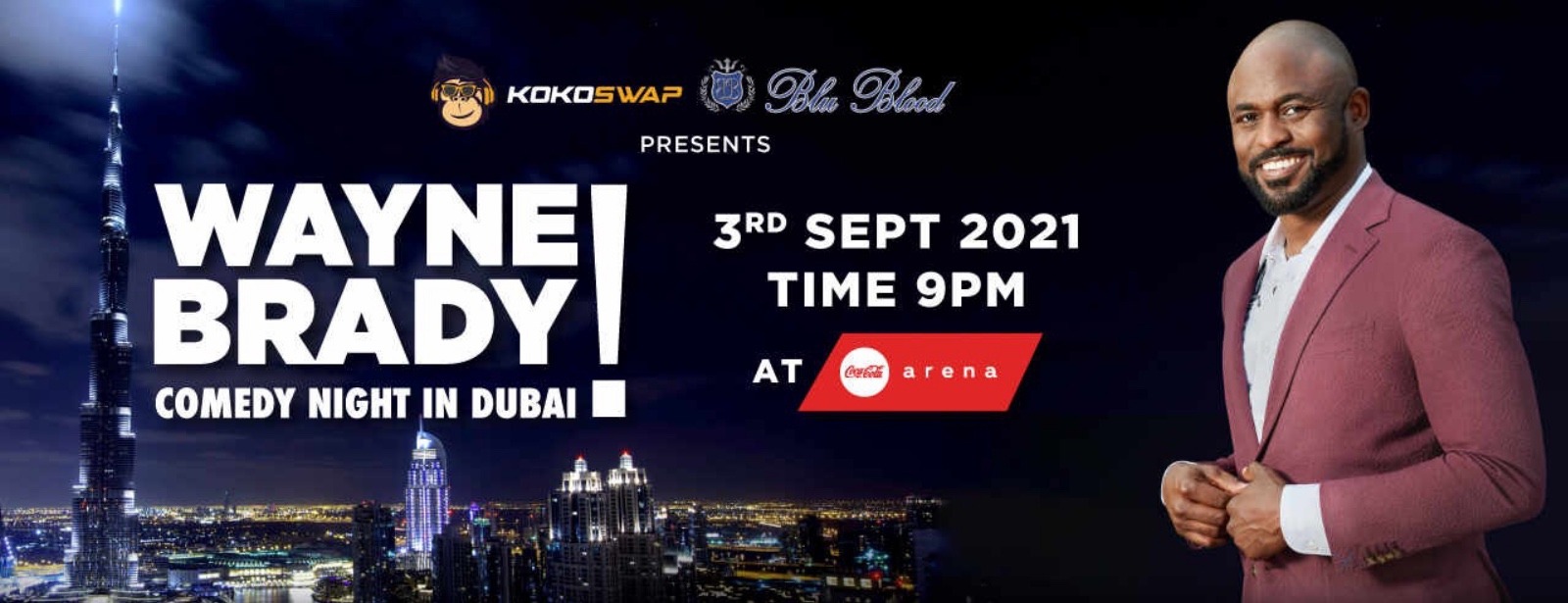 Wayne Brady – Comedy Night - Coming Soon in UAE