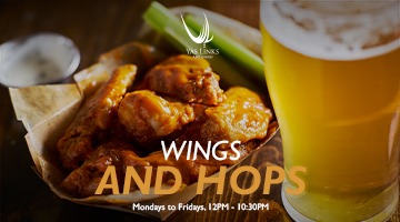 WINGS & HOPS at Yas Links Abu Dhabi in Hickory’s Restaurant