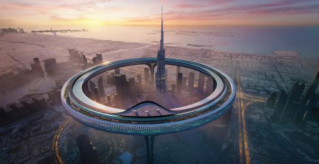 The Downtown Circle project – a massive city ring encircling Burj Khalifa - Coming Soon in UAE