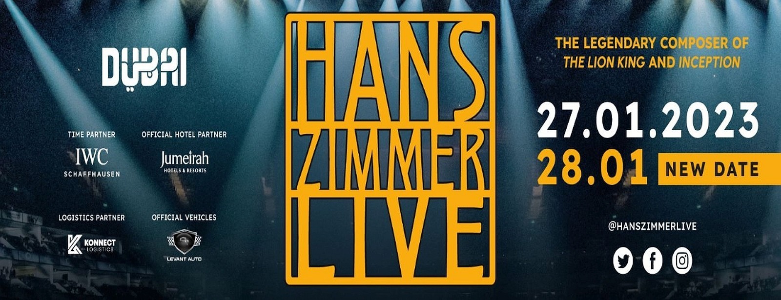 Hans Zimmer Live in Dubai (New Date Added) - Coming Soon in UAE