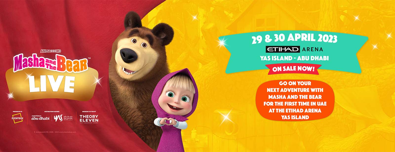 Masha and The Bear Live at Etihad Arena - Coming Soon in UAE