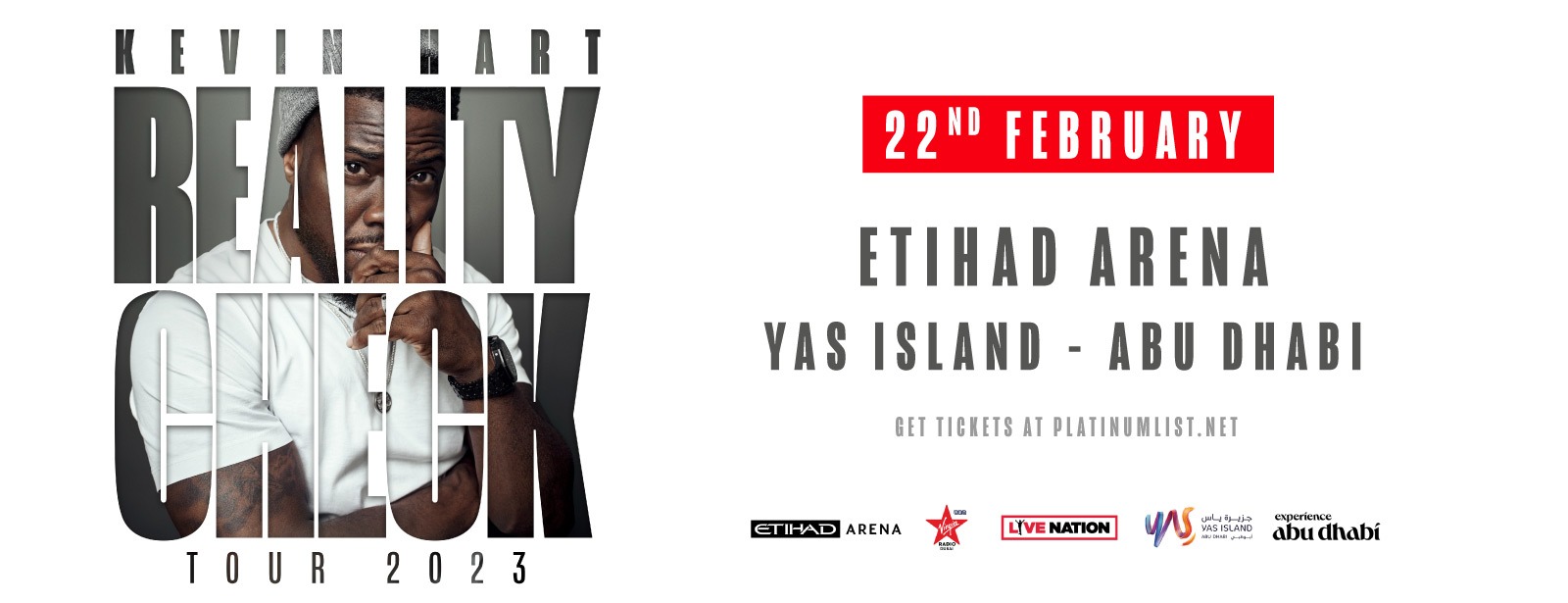 Kevin Hart: Reality Check Live in Abu Dhabi - Coming Soon in UAE
