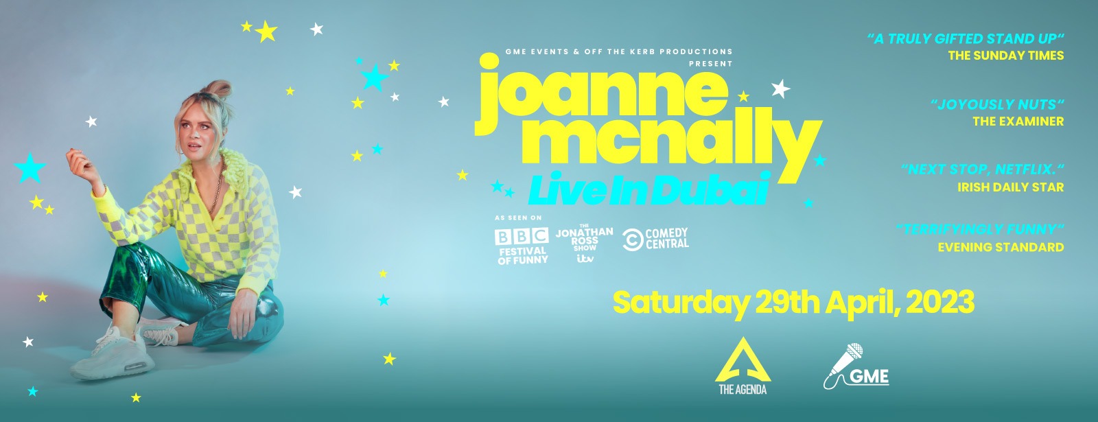 Joanne McNally Live in Dubai - Coming Soon in UAE