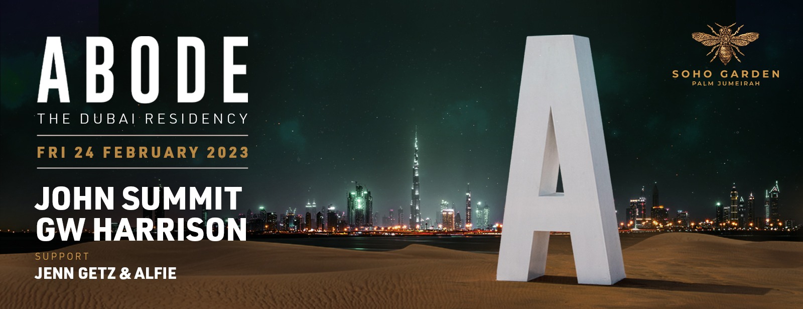 ABODE (John Summit) Live in Soho Garden Palm Jumeirah - Coming Soon in UAE