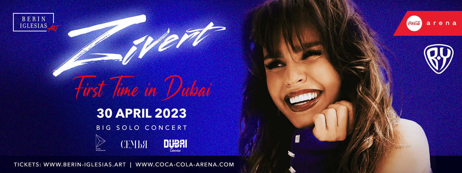 Berin Iglesias presents – Zivert Live in Dubai at Coca-Cola Arena! - Coming Soon in UAE