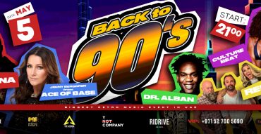 Back to the 90s – Dr.Alban, Jenny from ACE OF BASE and more live in Dubai - Coming Soon in UAE