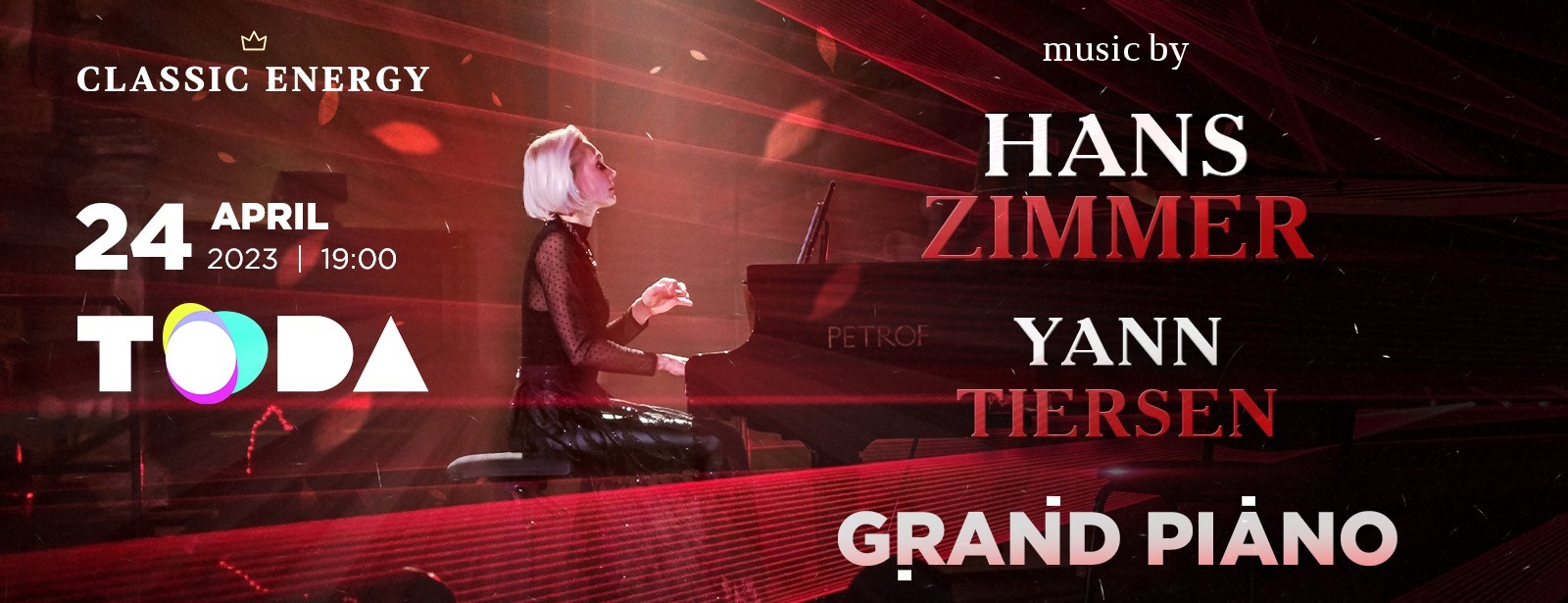 Grand Piano. Music by Hans Zimmer and Yann Tiersen at Madinat Theatre - Coming Soon in UAE