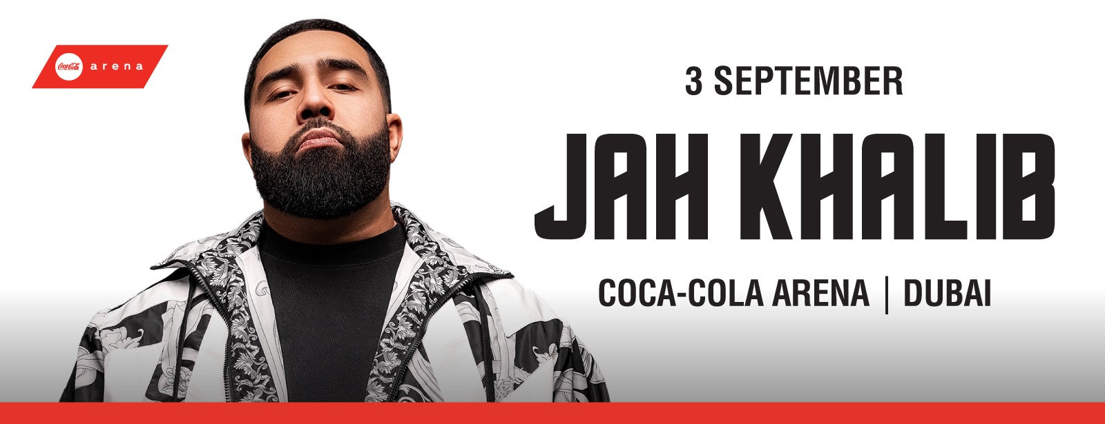 Jah Khalib Live at Coca-Cola Arena - Coming Soon in UAE