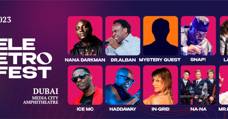Cele Retro Fest 2023 in Dubai - Coming Soon in UAE