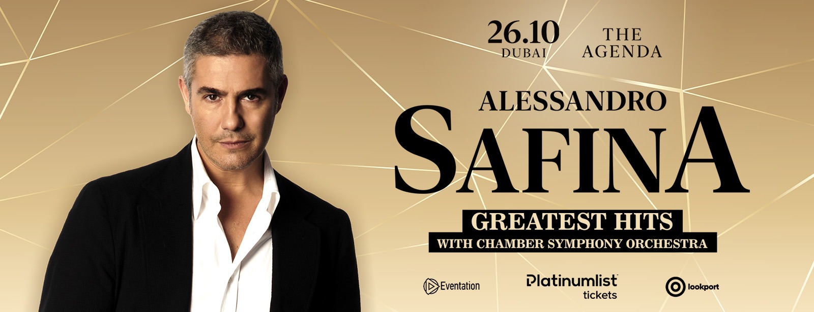 Alessandro Safina Live Concert at The Agenda - Coming Soon in UAE