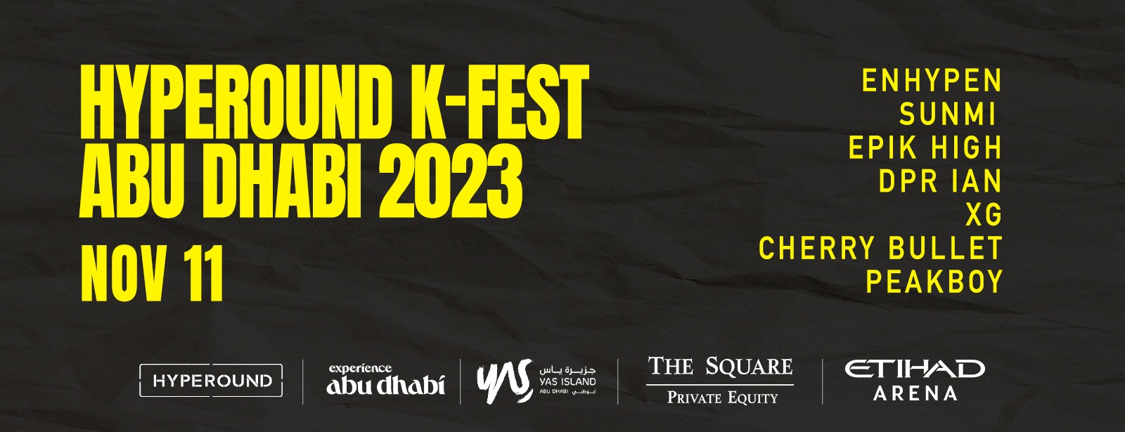 Hyperound K-Fest in Abu Dhabi - Coming Soon in UAE