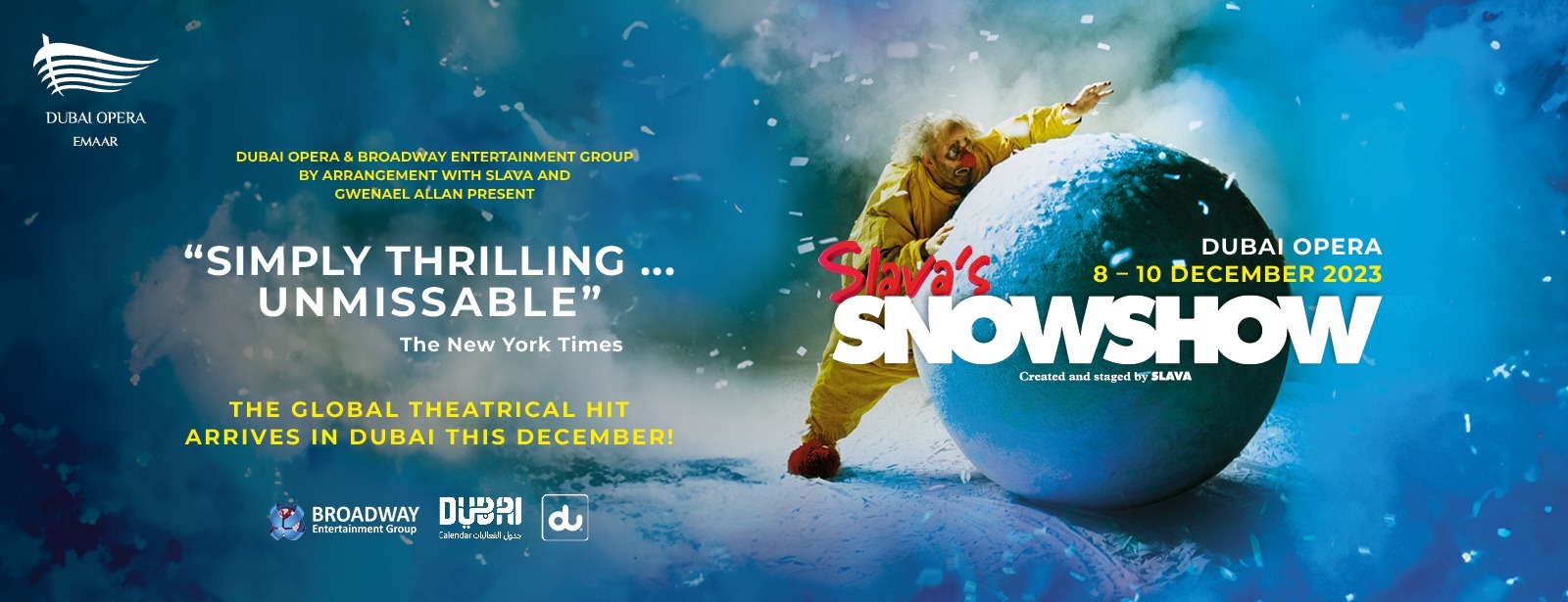 Slava’s SnowShow at Dubai Opera - Coming Soon in UAE