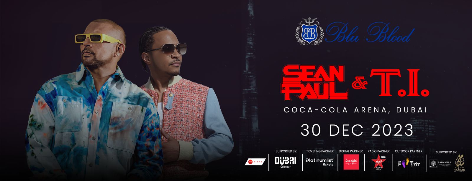 Sean Paul & T.I. Live at Coca-Cola Arena - Coming Soon in UAE