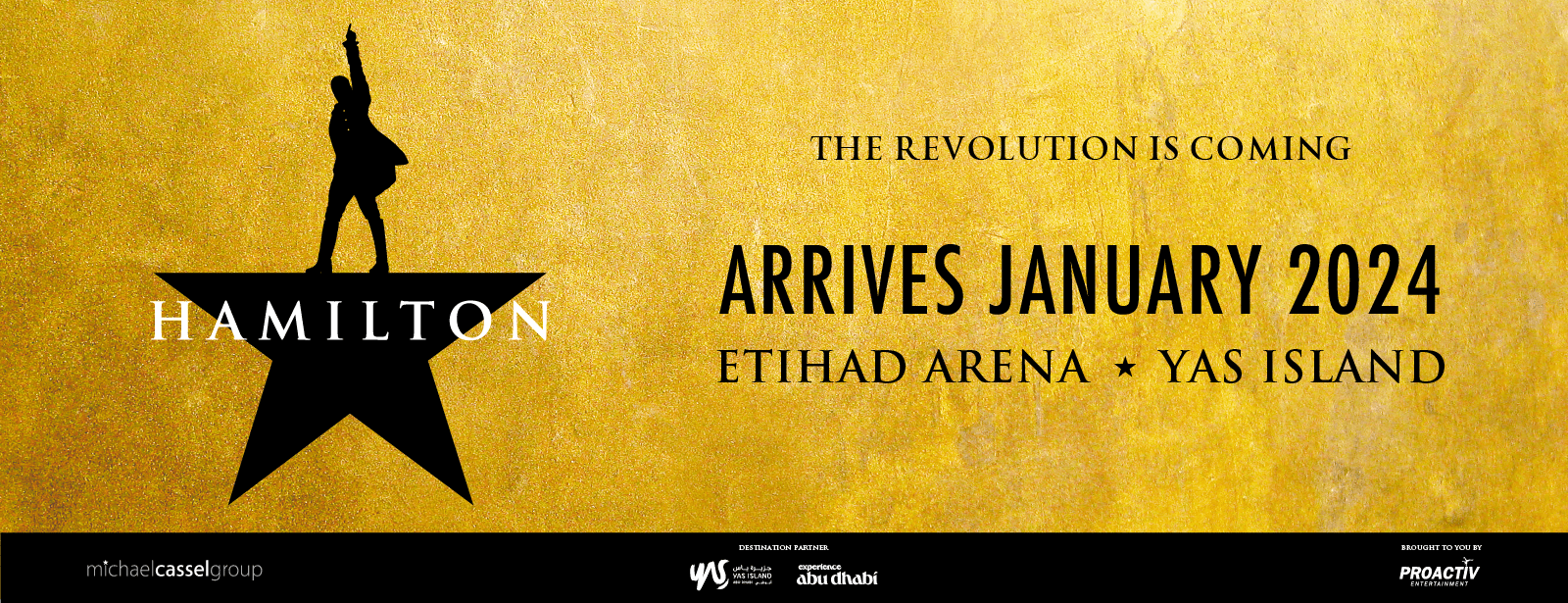 Hamilton at Etihad Arena, Abu Dhabi - Coming Soon in UAE