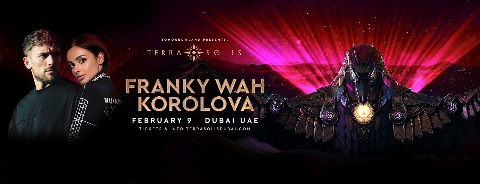 Tomorrowland presents: Franky Wah & Korolova Live at Terra Solis Dubai - Coming Soon in UAE