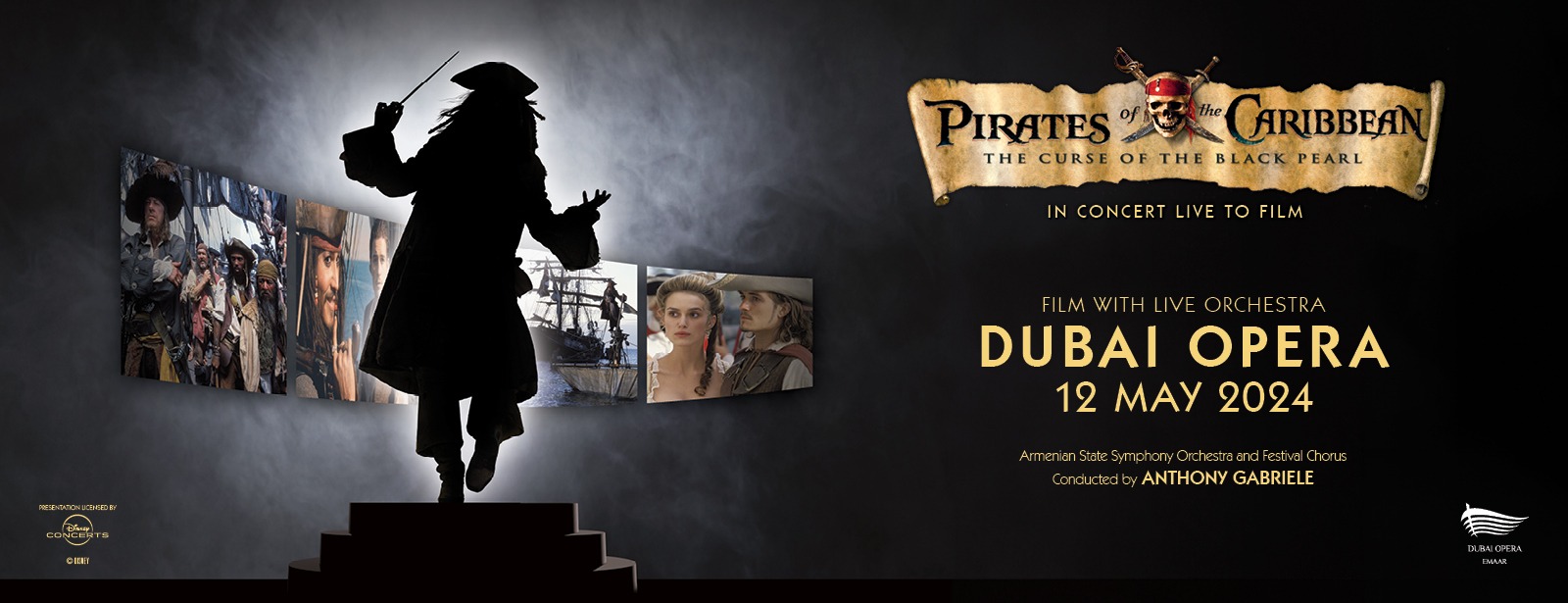 Pirates of the Caribbean: The Curse of the Black Pearl Live in Concert at Dubai Opera - Coming Soon in UAE