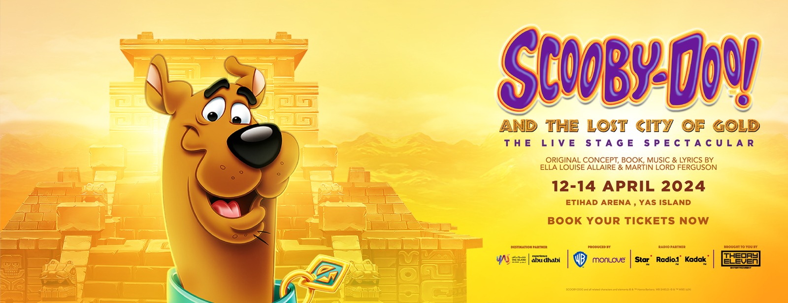 Scooby-Doo! and The Lost City of Gold LIVE at Etihad Arena - Coming Soon in UAE