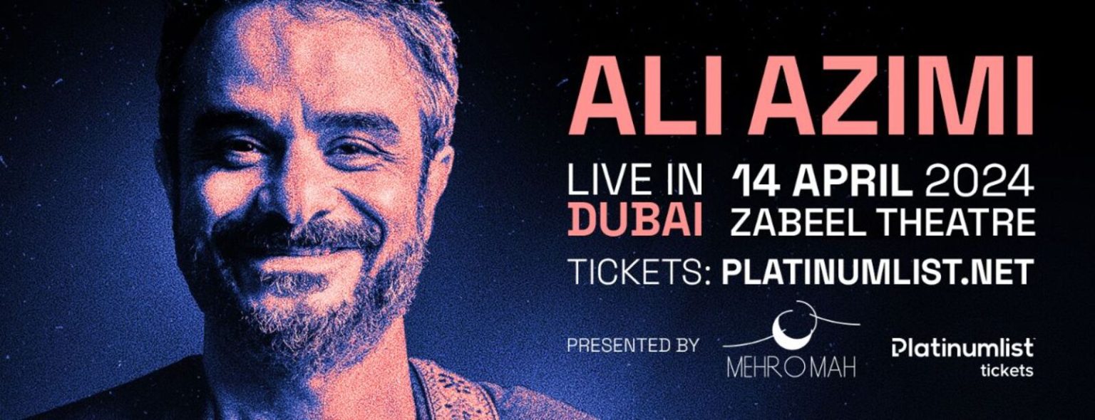 Tickets to Ali Azimi Concert at Zabeel Theatre, Dubai | Coming Soon in UAE