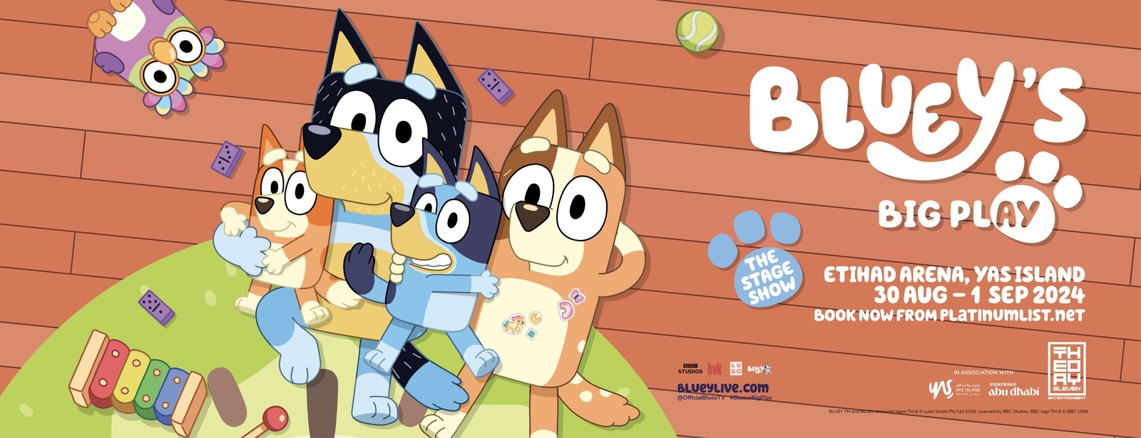 Bluey’s Big Play at Etihad Arena in Abu Dhabi - Coming Soon in UAE