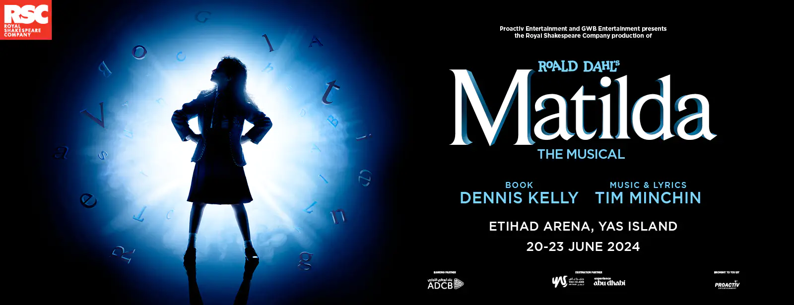 Matilda at Etihad Arena, Abu Dhabi - Coming Soon in UAE