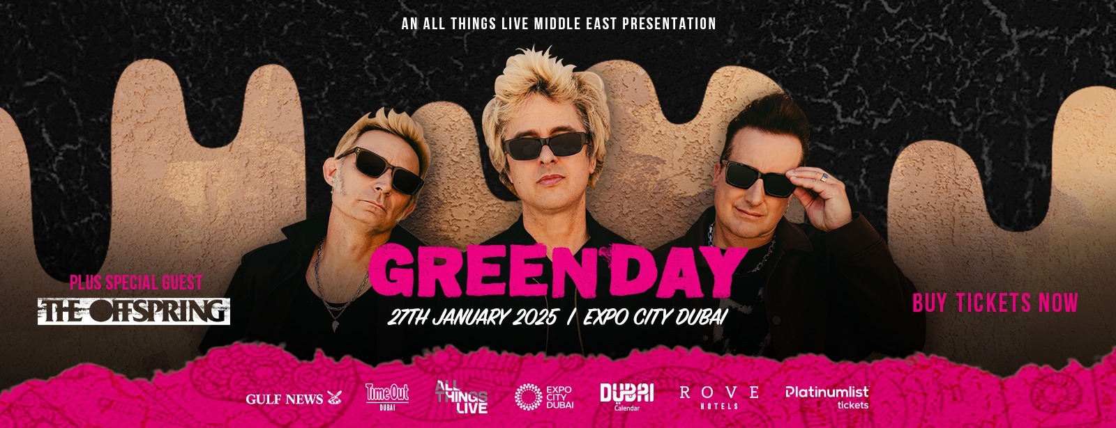 Green Day Live in Dubai Expo City - Coming Soon in UAE