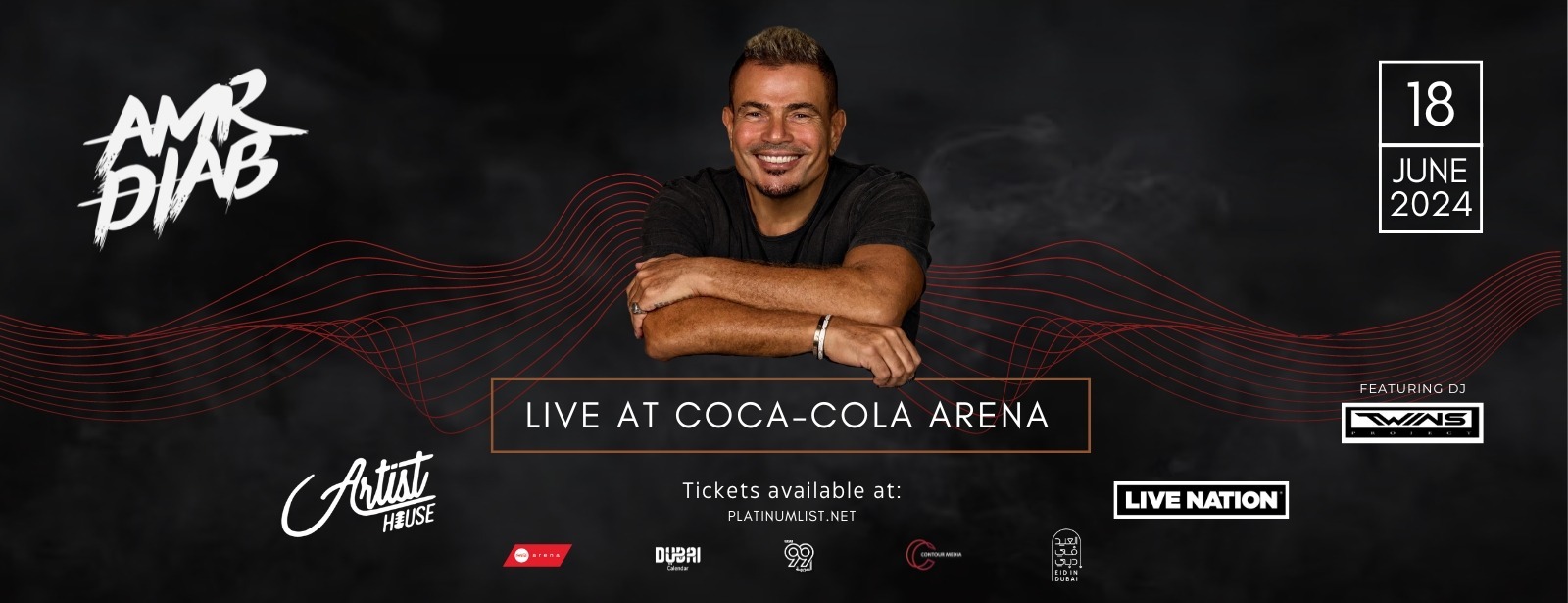 Amr Diab Live at Coca-Cola Arena, Dubai - Coming Soon in UAE