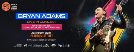 Bryan Adams Live at Etihad Arena Abu Dhabi 2024 - Coming Soon in UAE