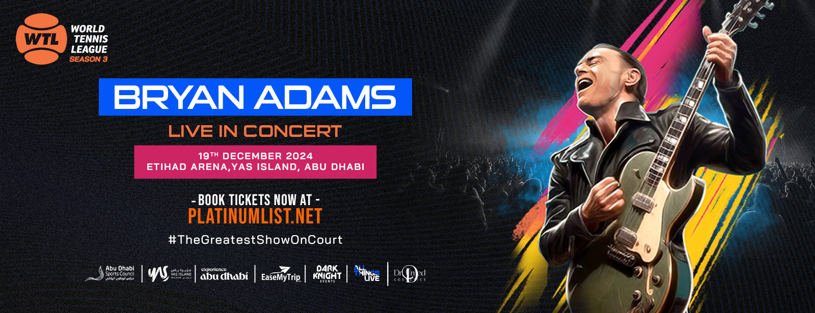 Bryan Adams Live at Etihad Arena Abu Dhabi 2024 - Coming Soon in UAE