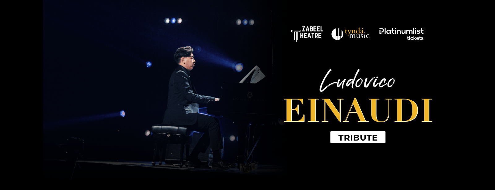 Ludovico Einaudi Tribute by Tynda.Music at Zabeel Theatre - Coming Soon in UAE