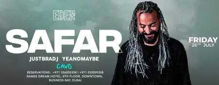 Eden Presents Safar Live at Cavo, Dubai - Coming Soon in UAE