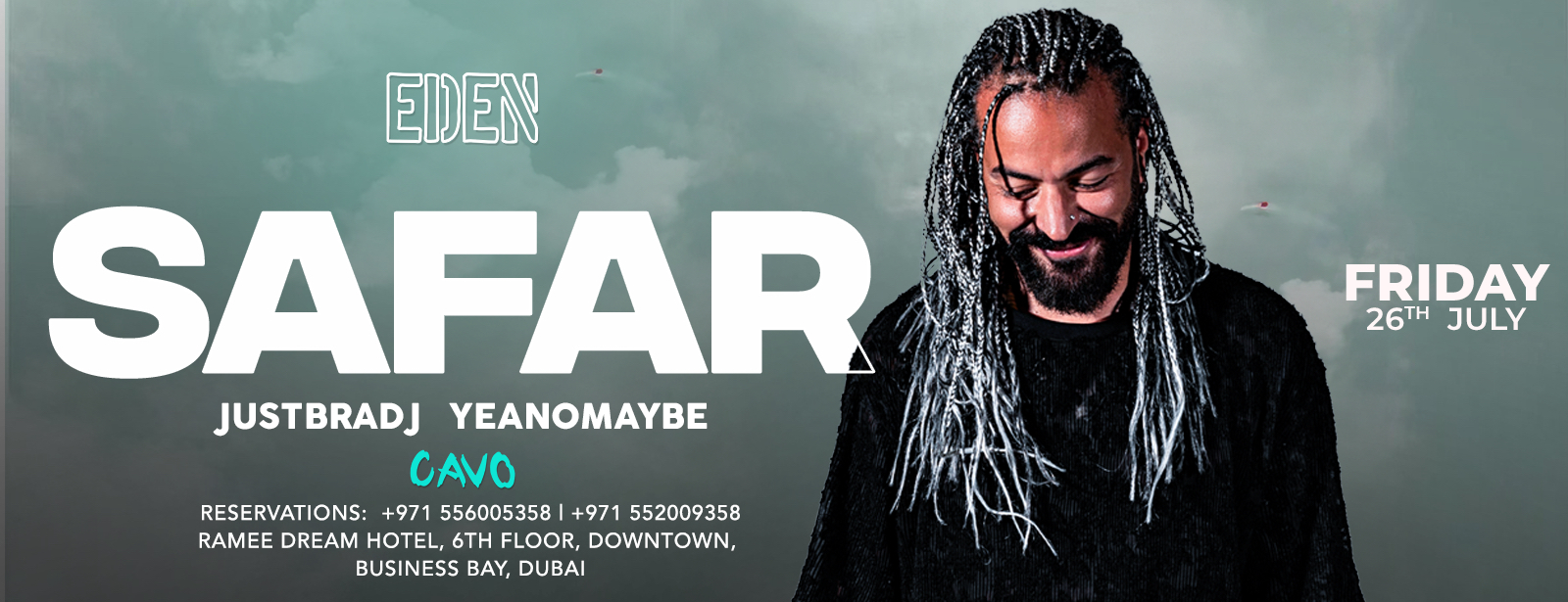 Eden Presents Safar Live at Cavo, Dubai - Coming Soon in UAE