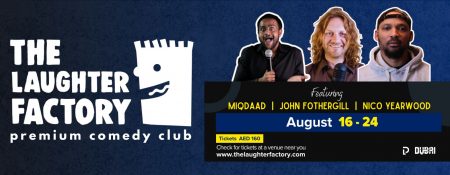 The Laughter Factory Premium Comedy Club in Dubai and Abu Dhabi - Coming Soon in UAE