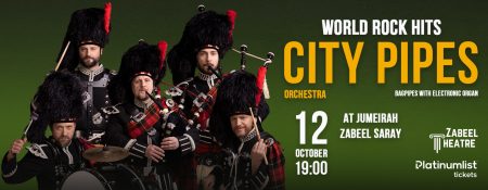 City Pipes Orchestra: World Rock Hits on Bagpipes with Electronic Organ at Zabeel Theatre - Coming Soon in UAE