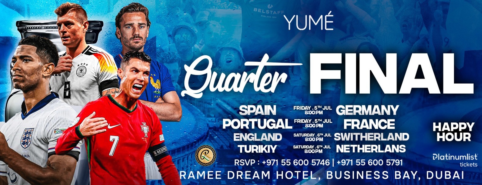 EURO CUP 2024 Live Screening at Yume - Coming Soon in UAE