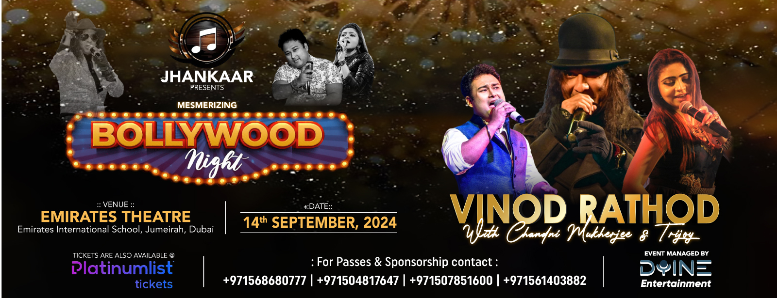 Mesmerizing Bollywood Night with Vinod Rathod Live in Dubai - Coming Soon in UAE