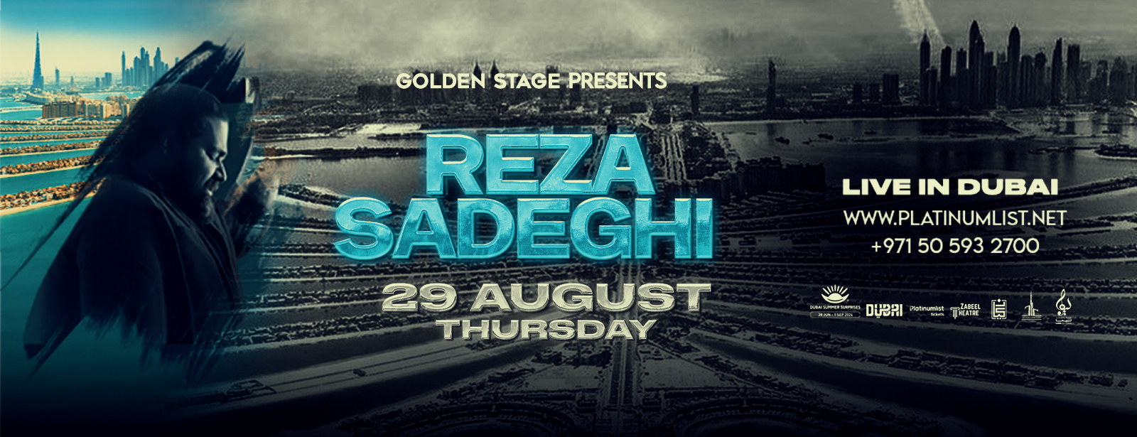 Reza Sadeghi Live at Zabeel Theatre - Coming Soon in UAE