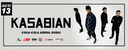 Kasabian Live at Coca-Cola Arena - Coming Soon in UAE