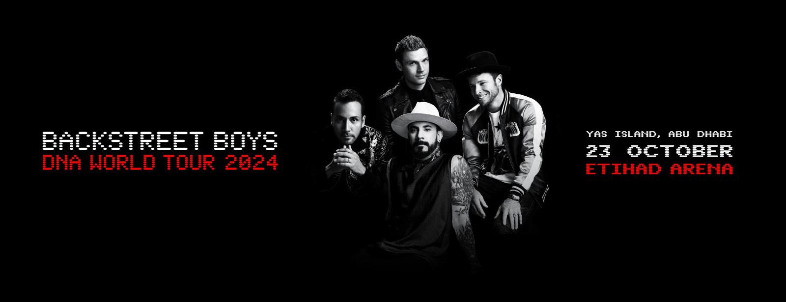 Backstreet Boys Live in Abu Dhabi 2024 - Coming Soon in UAE