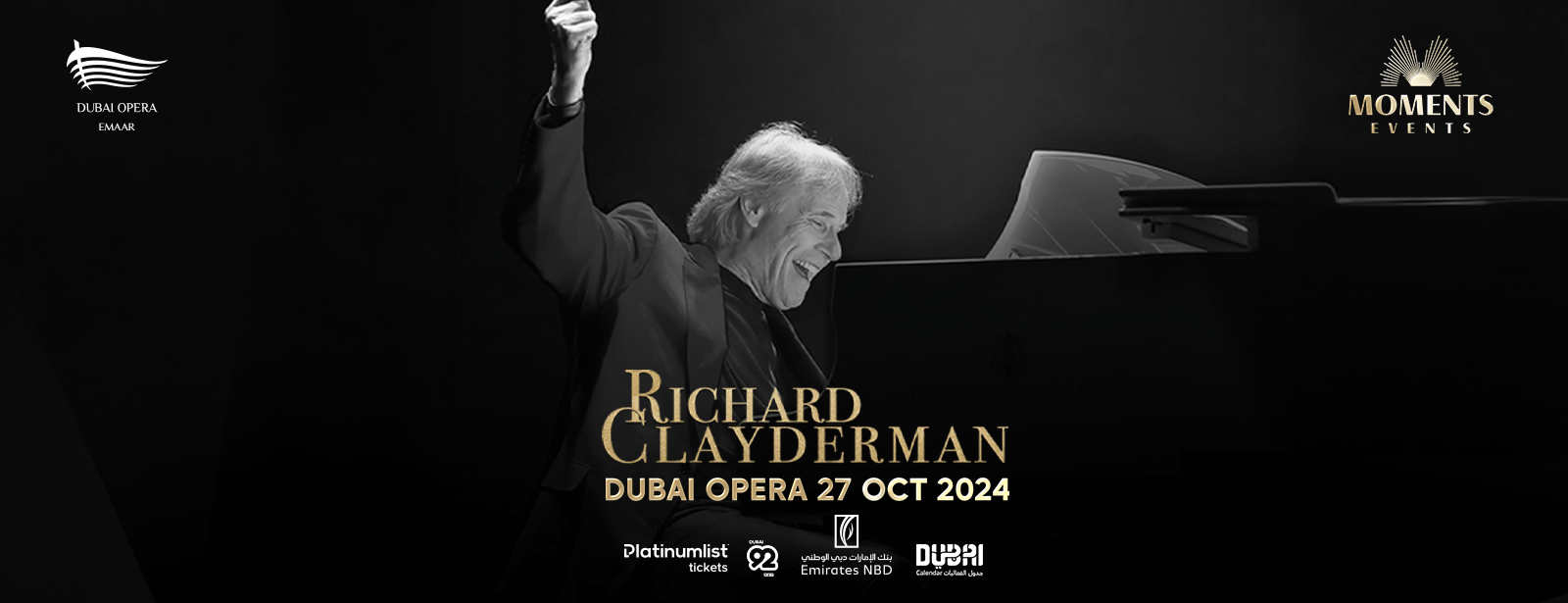 Richard Clayderman Concert at Dubai Opera - Coming Soon in UAE