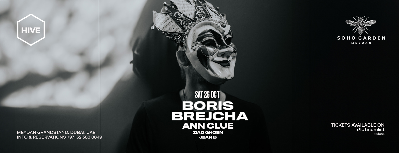 Boris Brejcha Live at Hive DXB, Soho Garden Meydan in Dubai - Coming Soon in UAE