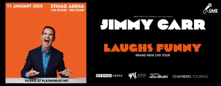 Jimmy Carr: Laughs Funny in Abu Dhabi - Coming Soon in UAE